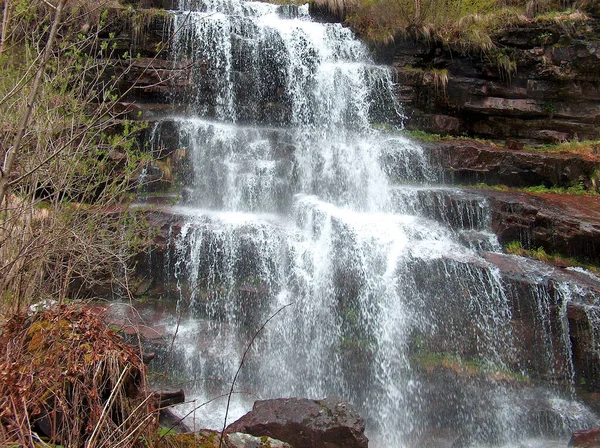 Rios Old Mountain Stara Planina Cachoeira Tupavica Parte Sul Montanha — Fotografia de Stock