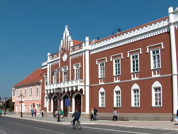 Serbia Provincia Voivodina Ayuntamiento Vrsac Ciudad Edificio Fue Construido Estilo — Foto de Stock