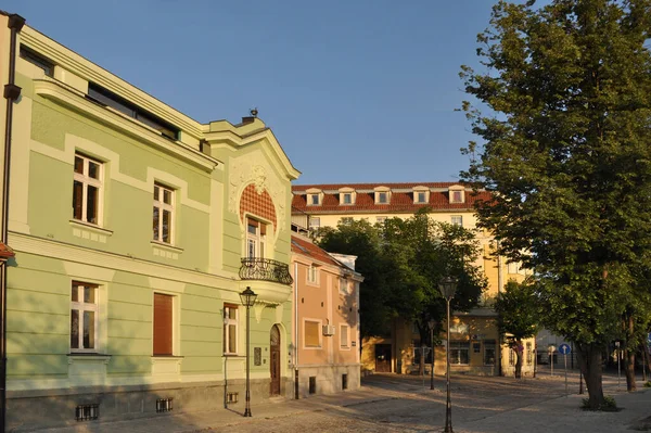 Kosancicev Venac Street Parte Antiga Belgrado Casa Matemático Famoso Mihajlo Imagens De Bancos De Imagens