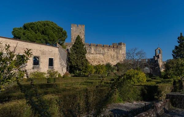 Portugal, tomar, 29. januar 2019: tomar templar castle — Stockfoto