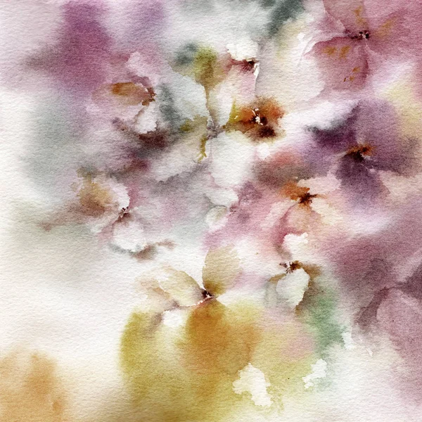 Çiçek boyama. Ev dekorasyonu için duvar sanatı. Soyut çiçek ile İçişleri resim.