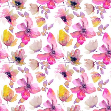 soyut çiçek duvar kağıdı el çekilmiş