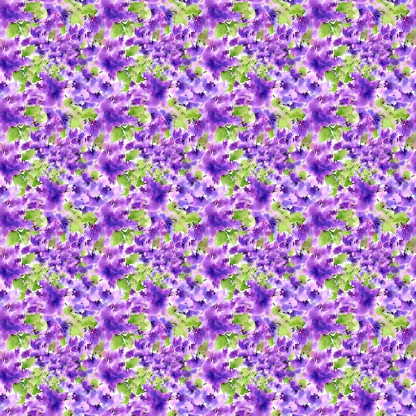 Floraler Hintergrund Florales Nahtloses Muster Lila Blumen Hintergrund — Stockfoto