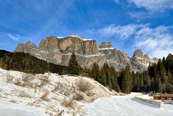 Winter Sella Ronda，意大利 — 图库照片