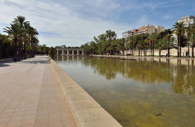 Eylül 'de Cabecera Park' ta. Valencia, İspanya