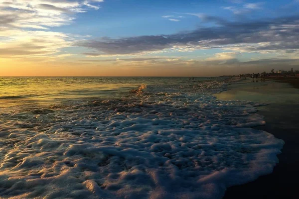 Costa Ballena, Ισπανία Σεπτέμβριος, 2018: Costa Ballena beach at sunset, Cadiz, Andalusia, Ισπανία — Φωτογραφία Αρχείου