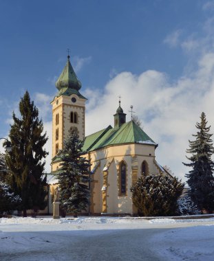 Cathedral of St. Nicholas, Liptovsky Mikulas, Slovakia, Europe clipart
