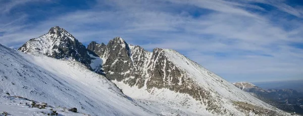 Lomnicky Peak, Vysoke Tatry Hoge Tatra, Slowakije — Stockfoto