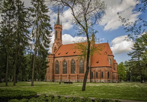 Druskininkai, Λιθουανία, Καθολική εκκλησία στο Druskininkai, Λιθουανία — Φωτογραφία Αρχείου