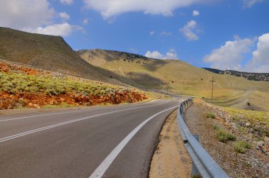 Güzel dağ manzarası. Girit, Yunanistan