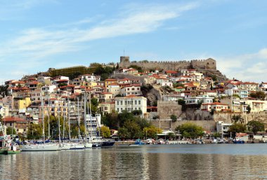 Eski şehir, Kavala, Doğu Makedonya ve Trakya, Yunanistan inanılmaz Panoraması