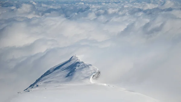 Paysage Alpin Printanier Glacier Molltal Rochers Nuages Soleil Sur Les — Photo