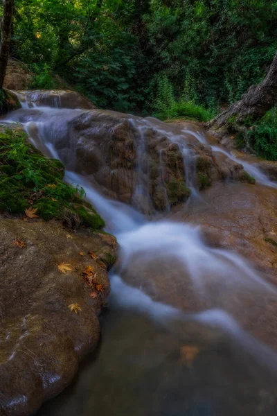 Antalya Türkiye Deki Sihirli Kursunlu Şelaleleri Kursunlu Selalesi Ağustos 2020 — Stok fotoğraf