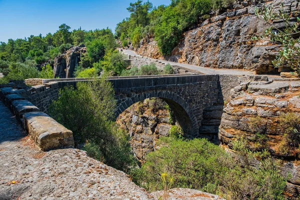 Koprulu Canyon Uitzicht Kopru River Koprulu Canyon Nationaal Park Provincie — Stockfoto