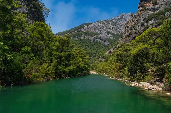 Blick Auf Den Türkisfarbenen See Der Schlucht Goynuk Gelegen Beydaglari — Stockfoto