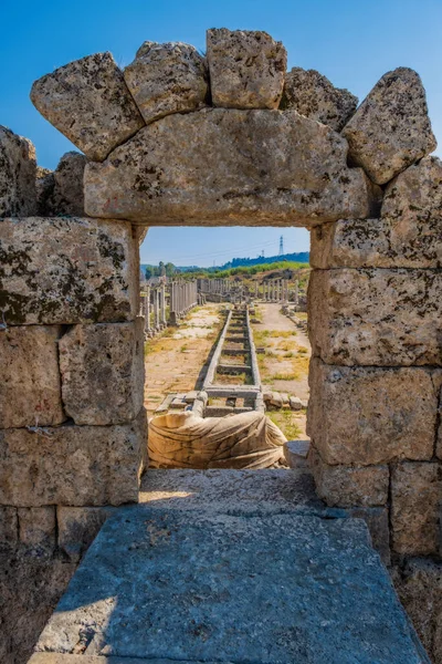 Perge Ancient City Provincii Antalya Turecko Červenec 2020 — Stock fotografie