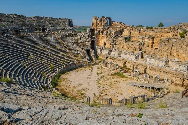 Antalya Turecko 2019 Perge Ancient City Perge Jedno Pamphylian Měst — Stock fotografie
