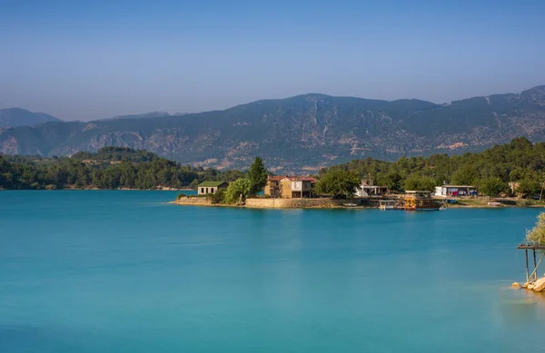 Green Lake Green Canyon Manavgat Antalya Türkei Langzeitbelichtung Juli 2020 — Stockfoto