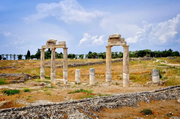 Hierapolis Antike Stadt Der Türkei Historischen Ort Landschaft Mai 2018 — Stockfoto