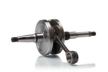 motor parçaları izole beyaz zemin üzerine