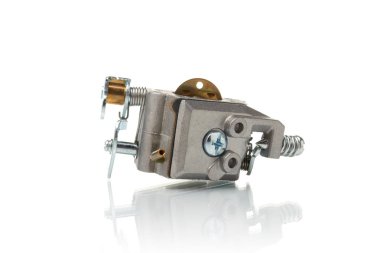 motor parçaları izole beyaz zemin üzerine