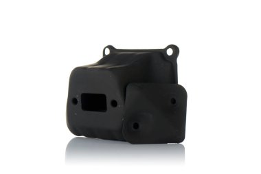 yalıtılmış bir arka plan üzerinde motor parçaları