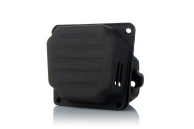 yalıtılmış bir arka plan üzerinde motor parçaları