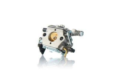 yalıtılmış bir arka plan üzerinde motor parçaları