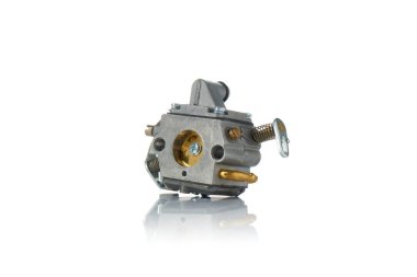 yalıtılmış bir arka plan üzerinde motor parçaları