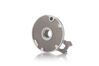 yalıtılmış bir arka plan üzerinde motor parçaları