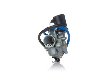 yalıtılmış bir arka plan üzerinde motor parçaları