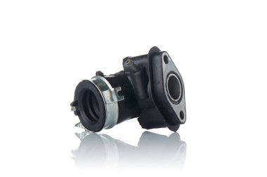 yalıtılmış bir arka plan üzerinde motor parçaları