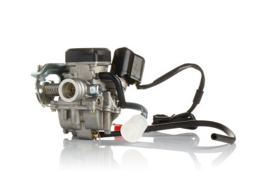 yalıtılmış bir arka plan üzerinde motor parçaları