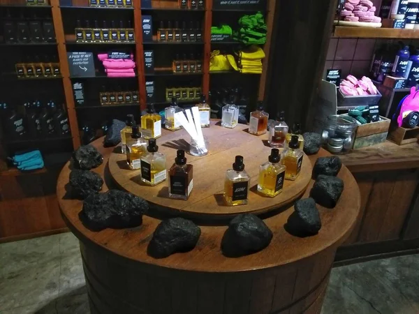 Bangkok Tailandia Ene 2020 Dentro Tienda Cosméticos Hechos Mano Lush — Foto de Stock