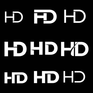 siyah ve beyaz harf HD monogram logo paketi koleksiyonu
