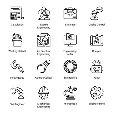 Mühendislik taslağı Simgeleri - vuruş, vektör