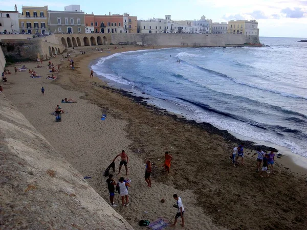 Gallipoli, Puglia, Itálie, Evropa - 11. července 2016 — Stock fotografie