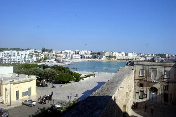 Otranto, Itálie, Evropa - 11. července 2016 panorama — Stock fotografie