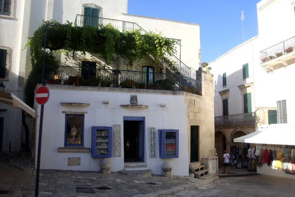 Otranto, Italië, Europa - 11 Juli 2016 historisch centrum — Stockfoto