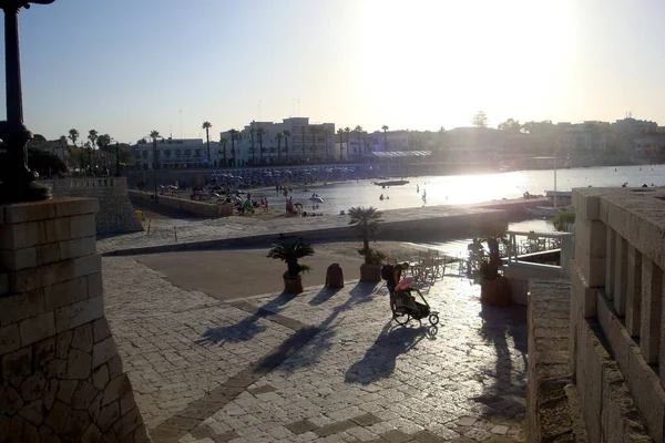 Otranto, Itália, Europa - 11 de julho de 2016 panorama — Fotografia de Stock