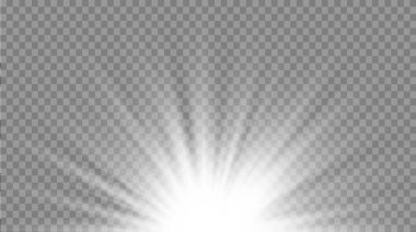 Beyaz ışık güneşi.