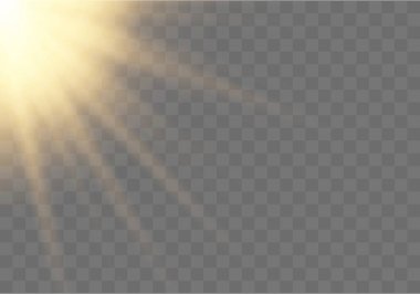 Sarı ışık güneşi.