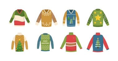 El yapımı Noel süveteri.