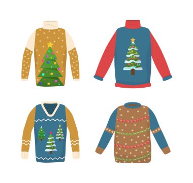 El yapımı Noel süveteri.