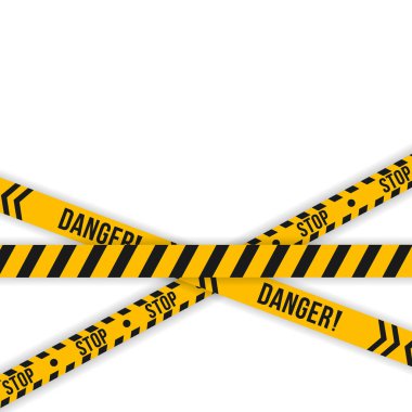 Sarı bant uyarısı. 