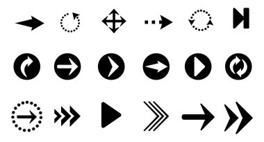 Siyah okları ayarla.