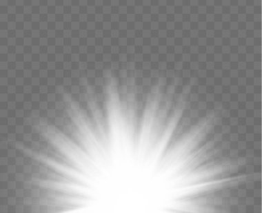 Beyaz ışık güneşi.