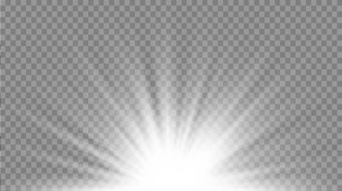 Beyaz ışık güneşi.