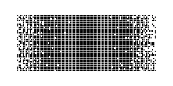 Forma de rectángulo de píxeles. — Vector de stock