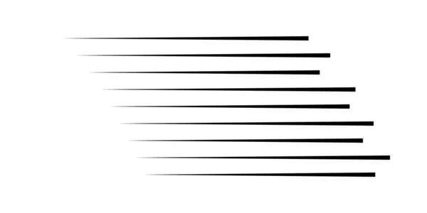 Горизонтальные линии скорости. — стоковый вектор